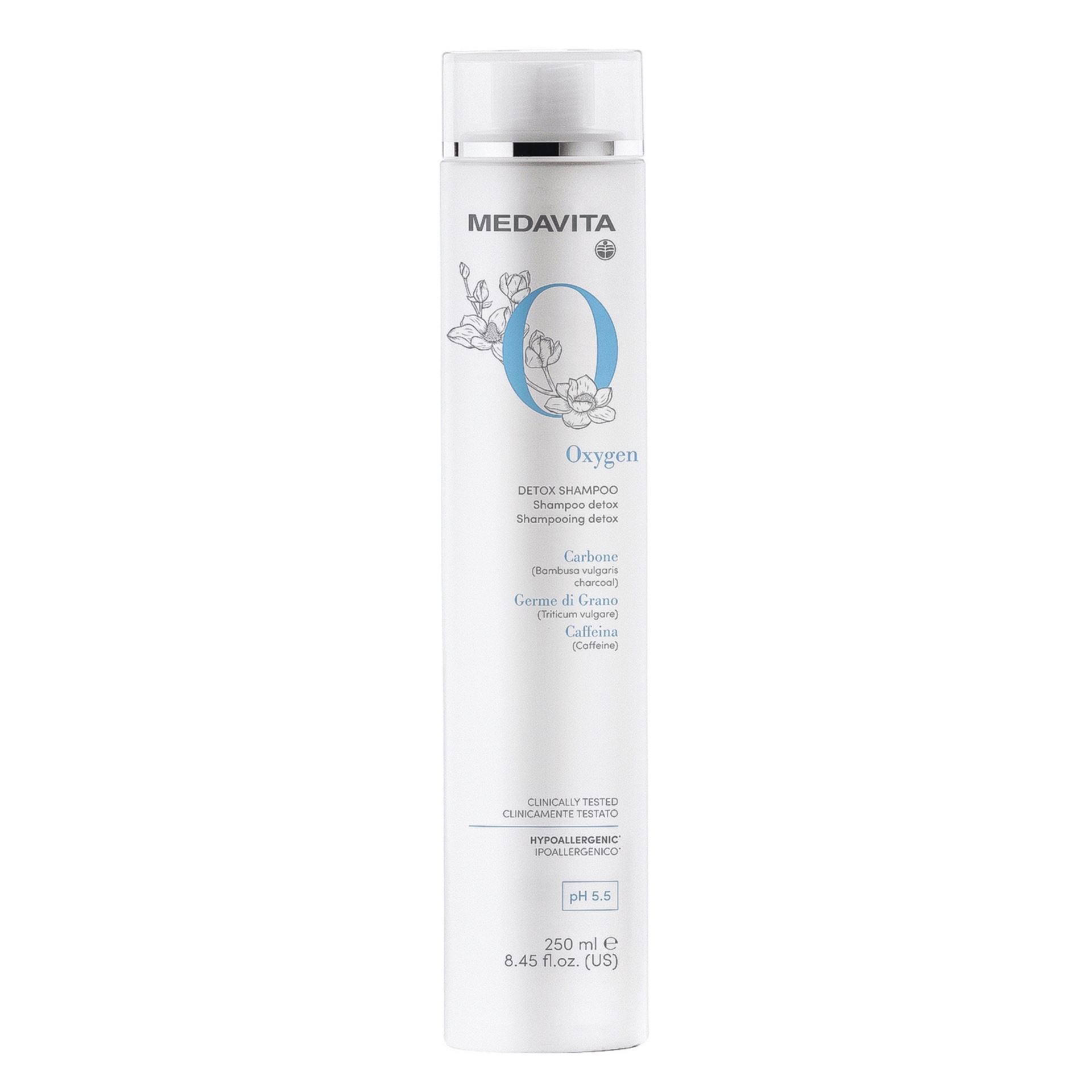 Medavita detox oxygen shampoo / ВІДНОВЛЮВАЛЬНИЙ ШАМПУНЬ-ДЕТОКС З АКТИВНИМ КИСНЕМ