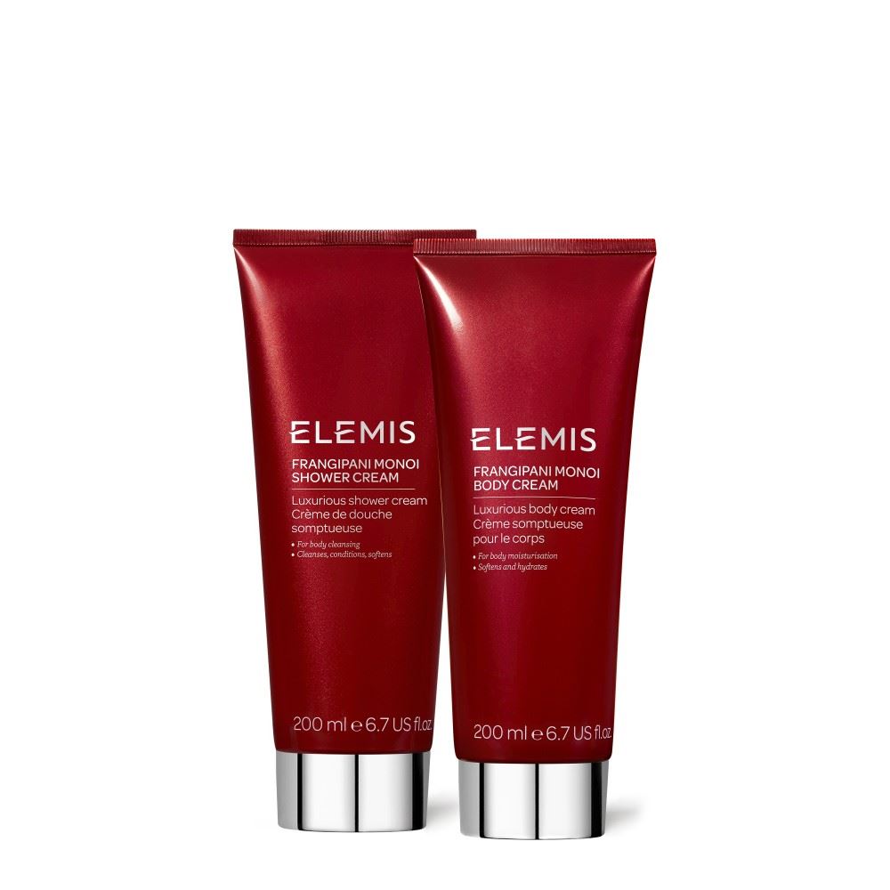 ELEMIS Kit: The Frangipani Pairing Luxurious Shower & Body Set - Розкішний дует для тіла Фрнажипані