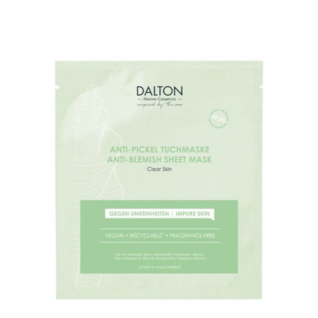 Dalton Тканинна маска проти недосконалостей шкіри FACE CARE Anti-Blemish Sheet Mask