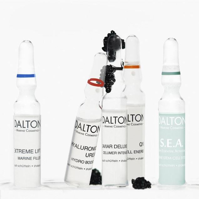 Dalton Набір морських антивікових концентратів: CAVIAR DELUXE + Q10 + HYALURONIC UREA + EXTREME LIFT + S.E.A. MARINE ANTI-AGING AMPOULE COLLECTION