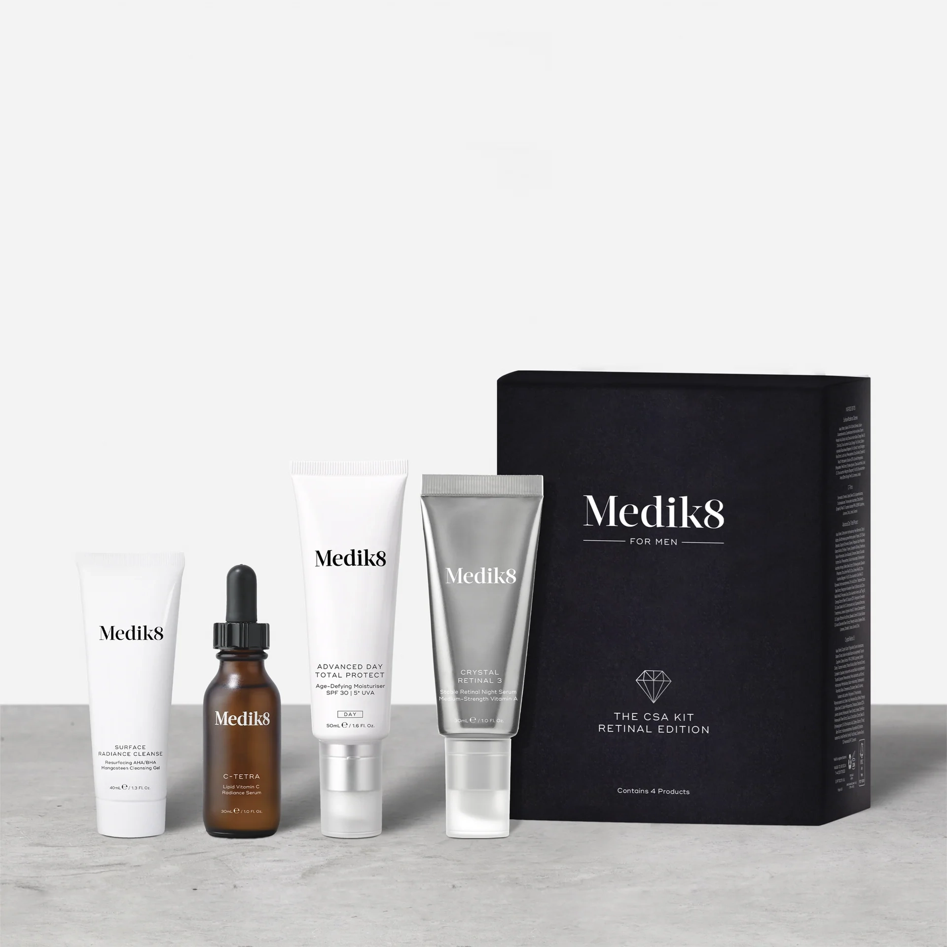 Medik8 THE CSA KIT RETINAL EDITION FOR MEN Набір для чоловіків по догляду за шкірою