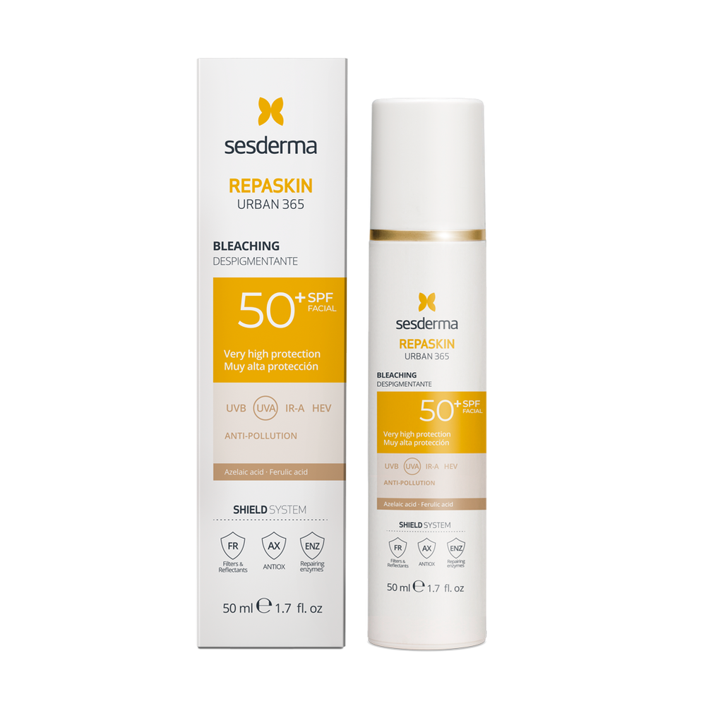 Сонцезахисний флюїд для обличчя Sesderma Repaskin Invisible Light Texture SPF50+