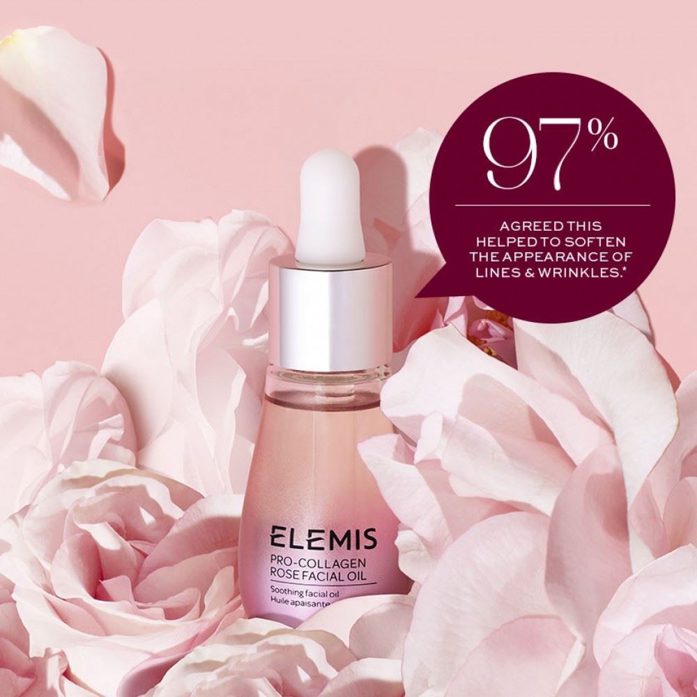ELEMIS Pro-Collagen Rose Facial Oil - Заспокійлива олія для обличчя, 15ml