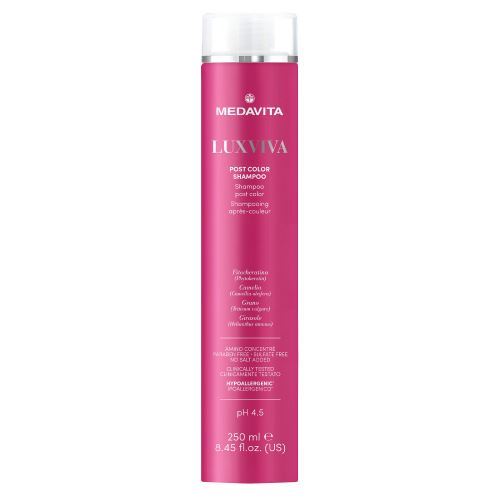 Medavita Luxviva POST COLOR БЕЗСУЛЬФАТНИЙ ШАМПУНЬ ПОСТКОЛОР ДЛЯ ФАРБОВАНОГО ВОЛОССЯ 250ml
