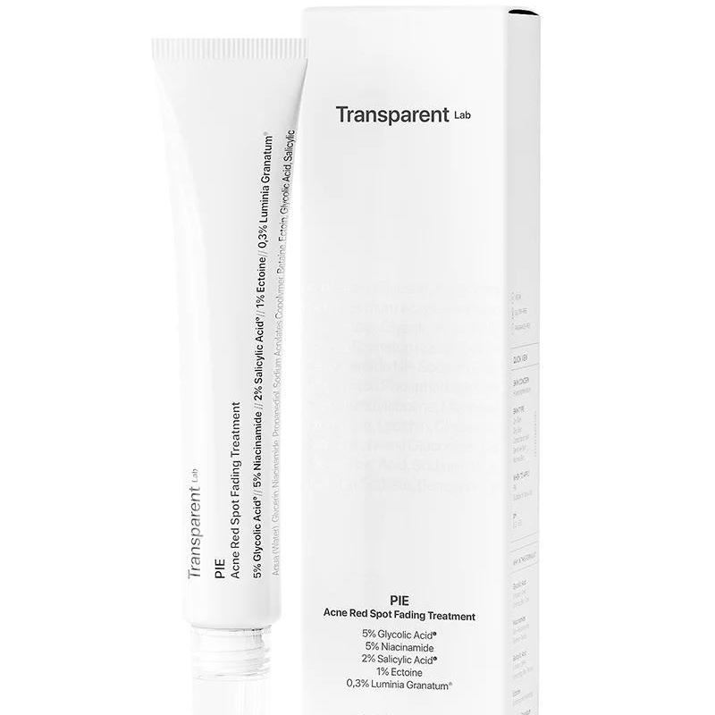 TRANSPARENT-LAB P.I.E Acne red spot fading treatment Лікування постзапальної еритеми