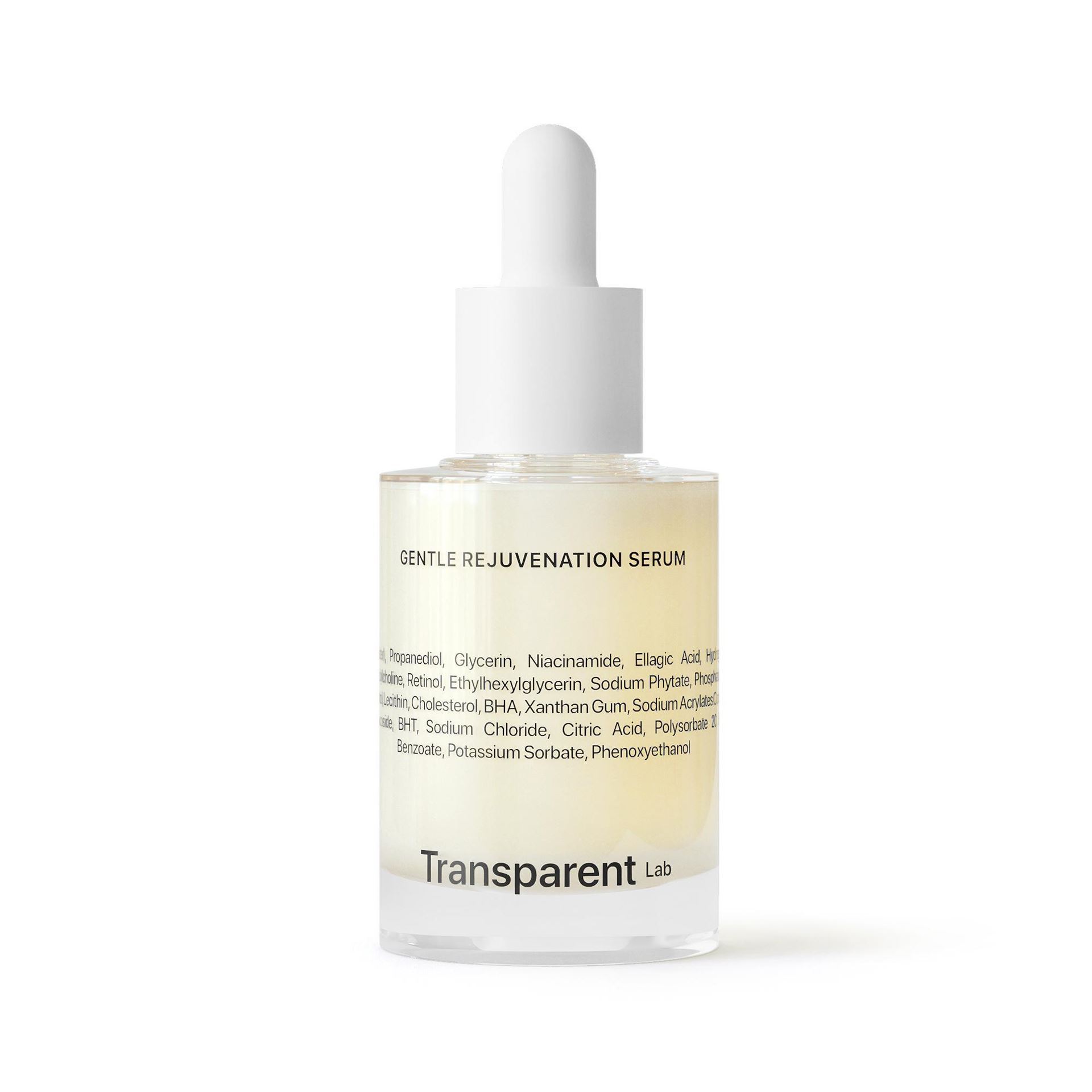 TRANSPARENT-LAB GENTLE REJUVENATION SERUM Освітлююча сироватка проти старіння