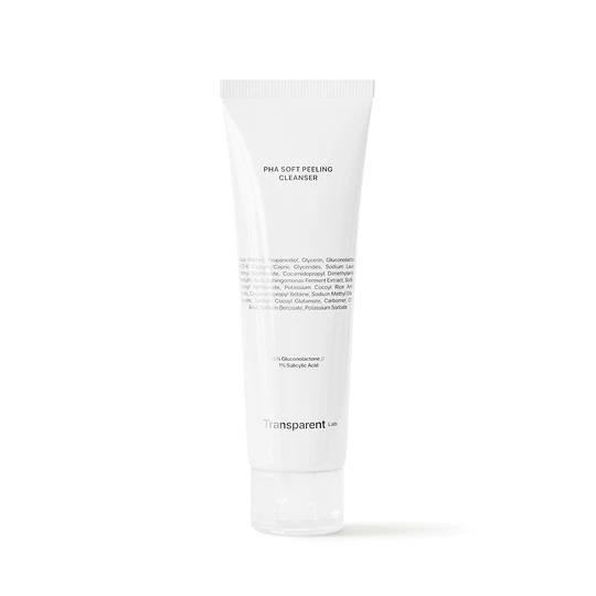 TRANSPARENT-LAB PHA Soft peeling cleanser Очищуючий засіб для обличчя з ефектом пілінгу
