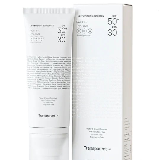 TRANSPARENT-LAB LIGHTWEIGHT SUNSCREEN SPF50+ Легкий сонцезахисний крем