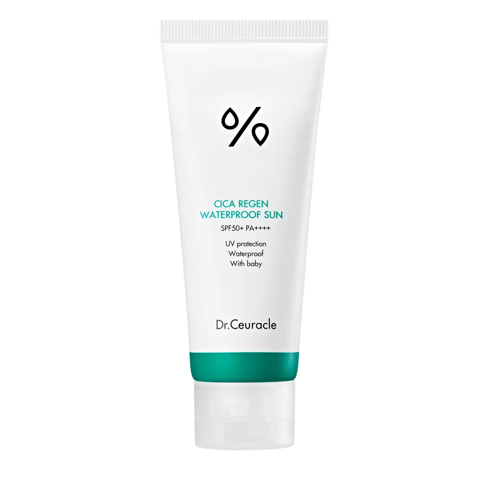 Dr.Ceuracle Cica Regen Waterproof Sun SPF50+ PA++++ Водостійкий сонцезахисний крем з центелою азіатською