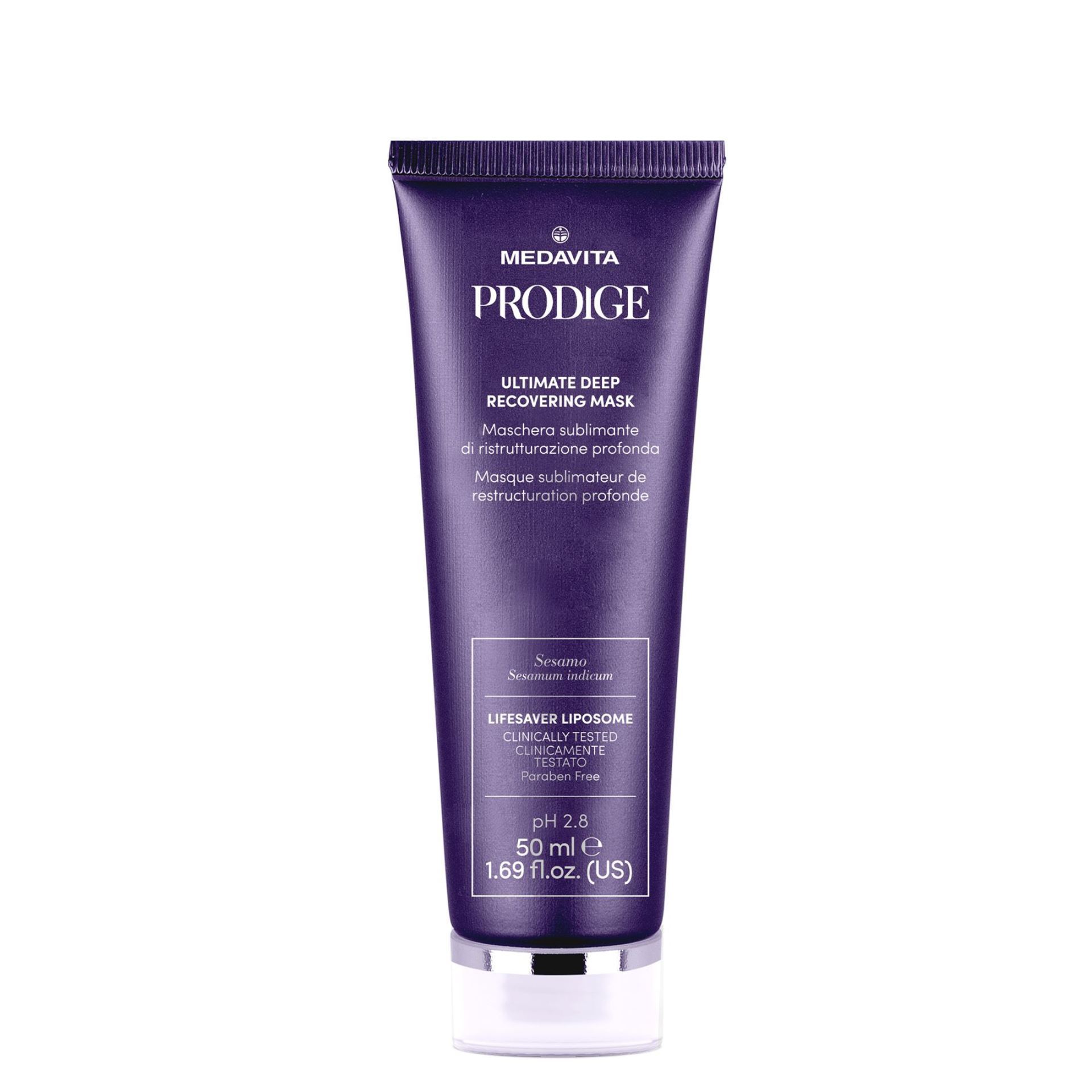Medavita Prodige ULTIMATE DEEP RECOVERING MASK / МАСКА "АБСОЛЮТНЕ ВІДРОДЖЕННЯ" ДЛЯ СИЛЬНО ПОШКОДЖЕНОГО ВОЛОССЯ