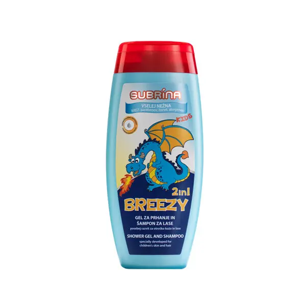 Subrina BREEZY 2 в 1 гель для душу і шампунь для хлопчиків